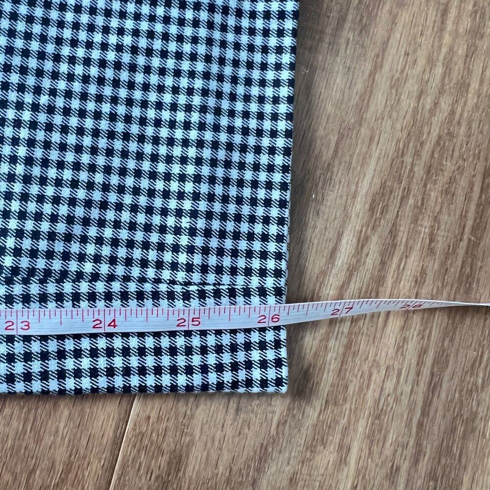 NWT Loft The Riviera Slim Pants Size 12 Curvy Black/White Houndstooth - Picture 11 of 12